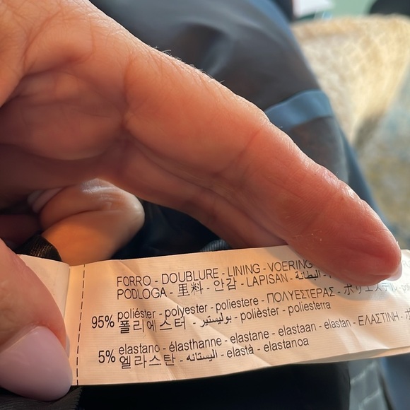 Zara men’s Blazer Suit jacket Sport coat Steel Blue Size 44 Stretch 2 Button - Picture 5 of 13